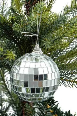 Prix Bas Boule disco argentée